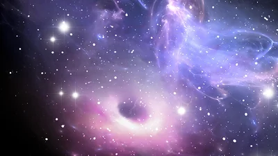 Как черная дыра поедает галактику: впечатляющее фото