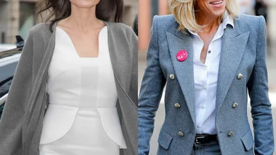 Стильные и успешные: Бриджит Макрон и Анджелина Джоли устроили битву образов в Париже
