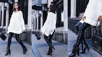 Шкіряні брюки - безпрограшний тренд на весну 2018