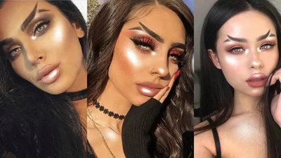 Брови у формі риб'ячих хвостів - новинка сезону, яка сподобається не усім