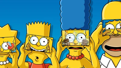 Неожиданно: в сети показали лицо Симпсонов в анфас, и они выглядят шокирующее