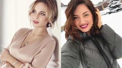 Две модницы: Лилия Ребрик и Оля Цибульская одели одинаковые платья