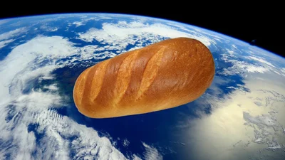 Хлеб полетел в космос, а ты нет: блогер удивил своим экспериментом весь мир