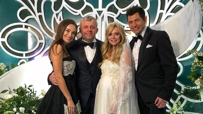 Беременная Юлия Думанская с мужем-бизнесменом отгуляла еще одну роскошную свадьбу