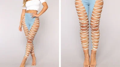 Джинси, що роблять твої ноги схожими на буженину - покупка для людей з дивним смаком