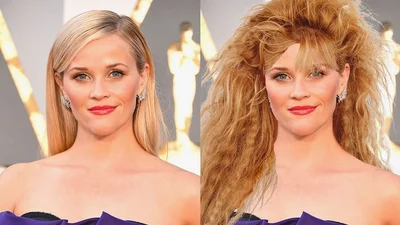 Back to 80s: как выглядели бы звезды с прическами в стиле "диско"