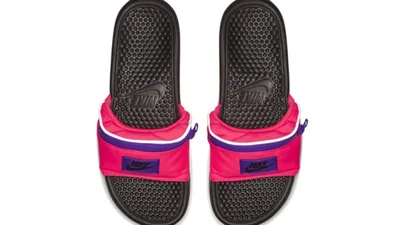 Очень удобно и стильно: бренд Nike выпустил шлепки-бананки