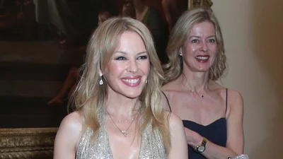 Кайли Миноуг потусила с принцем Уильямом в Букингемском дворце