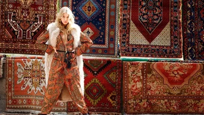 Пляжное полотенце в виде советского ковра - вещь, без которой не обойтись этим летом