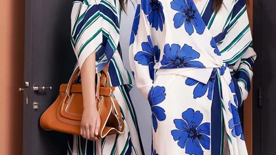 Платье-халат - трендовая вещь, которая идеально подойдет к концу летнего сезона