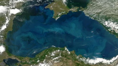 Астронавт NASA показав, як неймовірно Чорне море виглядає з космосу