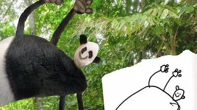 Тато показав, яким смішним був би світ, якби дитячі малюнки стали реальністю