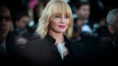 Ума Турман снялась без белья в провокационной фотосессии