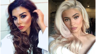 Крошки Анна Седокова и Кайли Дженнер показали аппетитные формы в тугих латексных костюмах