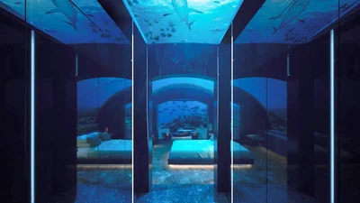 Открыли первую в мире подводную виллу, в которой ты будешь спать рядом с акулами