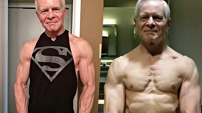Даже профессиональные спортсмены завидуют телу этого 67-летнего фитнес-дедушки