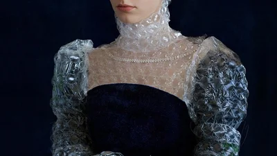 Голландка создает нереальные костюмы из пластика в духе Ренессанса