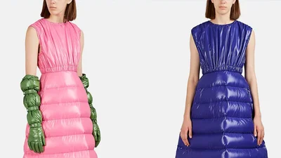 Платье-пуховик - самая странная модная новинка этой зимой