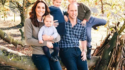 Рождественская фотография принца Уильяма и Кейт Миддлтон с детьми поднимет тебе настроение