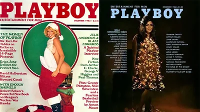 Винтажный трешачок: как когда-то выглядели рождественские обложки журналов