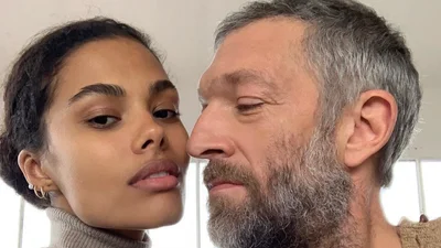 21-летняя Тина Кунаки и 52-летний Венсан Кассель ждут первенца