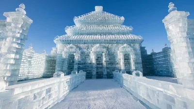 Ледяной мир: фестиваль ледовых скульптур 2019 поразит каждого
