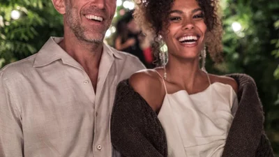 В этом видео Тина Кунаки и Венсан Кассель настоящие котики