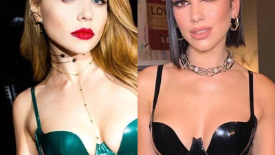 Кто кого: Тина Кароль и Дуа Липа посоревновались сисями в латексных платьях