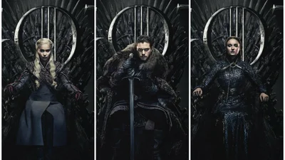 Выпустили новые постеры к 8 сезону "Игры престолов", которые еще больше интригуют