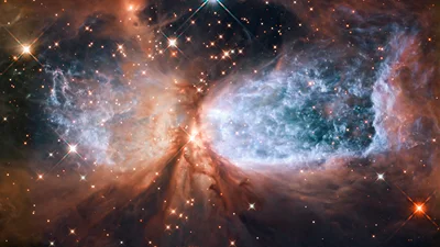 NASA показало на фото последствия столкновения двух галактик, и это правда впечатляет
