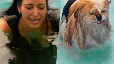 Ким Кардашьян потролила сама себя в соцсети, и эти фото просто бесценны