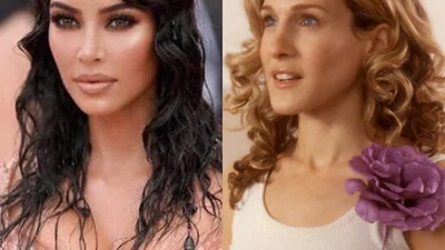 Ким Кардашьян повторила культовый образ Кэрри Брэдшоу из сериала "Секс и город"