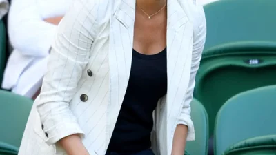 Меган Маркл эмоционально поддержала подругу Серену Уильямс на турнире в Уимблдоне