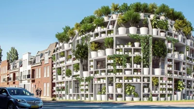 Стіни з живих квітів: у Нідерландах з'явиться незвичайний житловий будинок