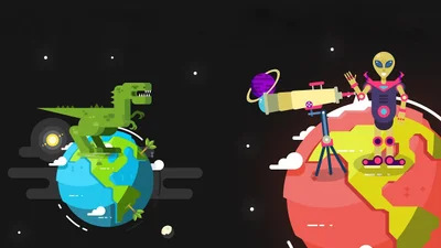 Ученые показали, как инопланетные цивилизации могли бы видеть нашу Землю, и это шок