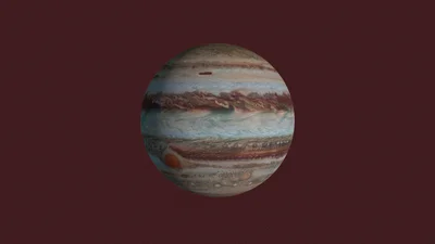 NASA опубликовало эффектное фото затмения на Юпитере