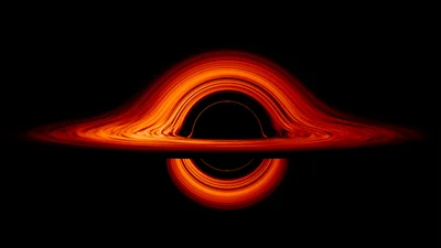 NASA показало искривление вокруг черной дыры, и это нереально красивое зрелище