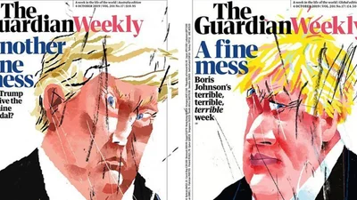 Карикатури українського ілюстратора потрапили на обкладинку британського журналу