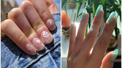 Морське скло і логоманія - два нові тренди манікюру