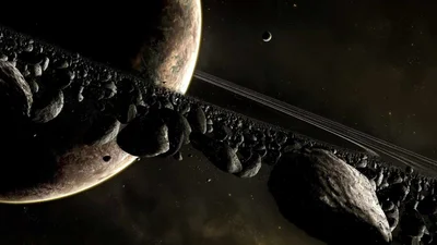 NASA показало вражаюче фото поверхні супутника Сатурна, який вкрило кригою