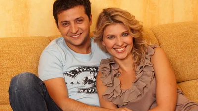 Володимир Зеленский трепетно привітав дружину з днем народження