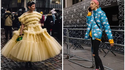 Лондон сломал стереотипы о своей серости взрывным уличным стилем на Неделе моды