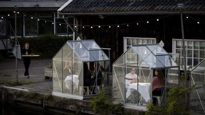 В Амстердаме есть ресторан с необычным дизайном, что идеально подойдет на время карантина