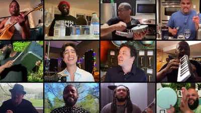 Звезды перепели хит Queen "Under Pressure", но сыграли его на бытовых предметах