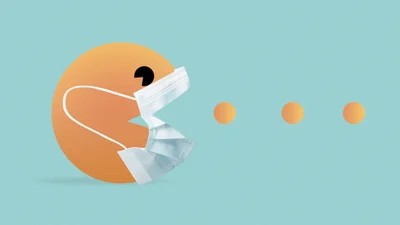 Создали защитную маску, в которой можно есть, но она такая криповая, что даже смешно