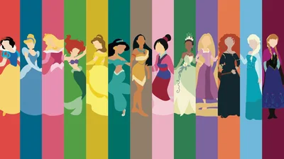 Ілюстратор продемонстрував, як змінювалася мода на прикладах принцес Disney