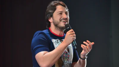 Сергей Притула умилил фото с сыном, который празднует 12-летие