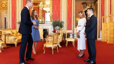 Олена та Володимир Зеленські зустрілися з Кейт Міддлтон і принцом Вільямом