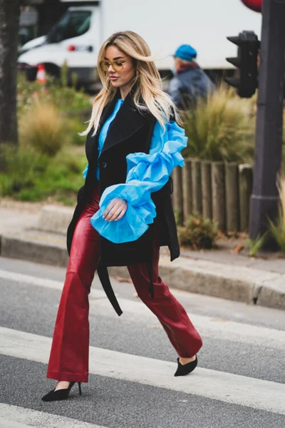 Концентрация стиля: красивые уличные луки на Неделе моды в Париже - фото 493539