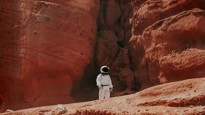 Илон Маск предложил вариант флага для первой колонии на Марсе